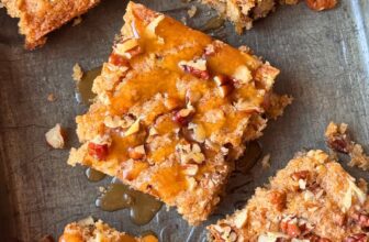 APPLE PECAN SQUARES – The Southern Lady Cooks